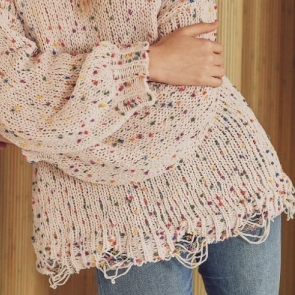 ⭐️N E W⭐️LAST FEW⭐️Knit Colorful Confetti Sweater - Picture 4 of 5